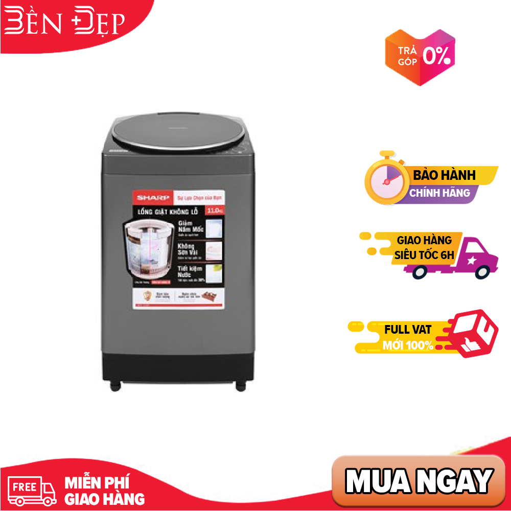 Máy giặt sharp es-w110hv-s
