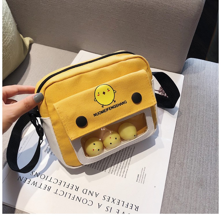 Túi chéo nữ gà con siêu dễ thương hàng qc sịn