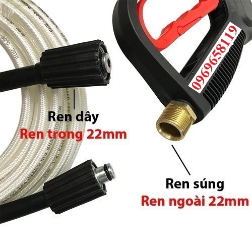 súng rửa xe | súng rửa xe cao cấp, súng rửa xe áp lực cao, súng rửa xe cho máy rửa xe ren 14mm, súng rửa xe loại 1, súng xịt rửa xe, súng rửa xe tăng áp, loại súng cò đỏ
