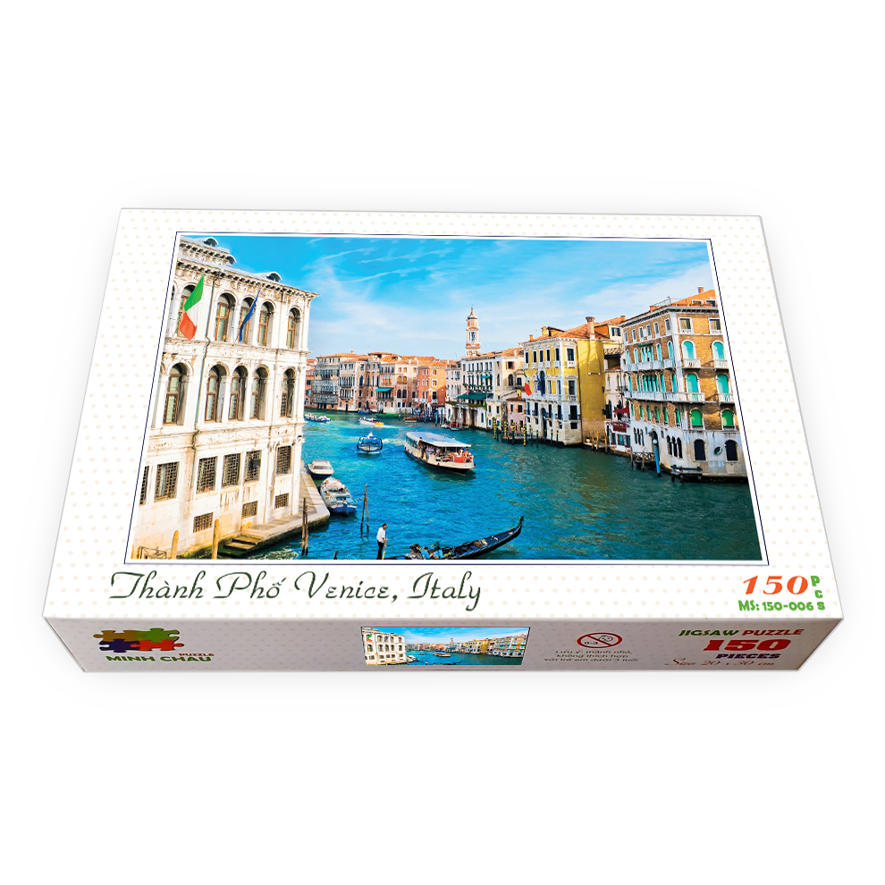 Bộ ghép hình hộp 150 mảnh-Thành Phố Venice, Ý