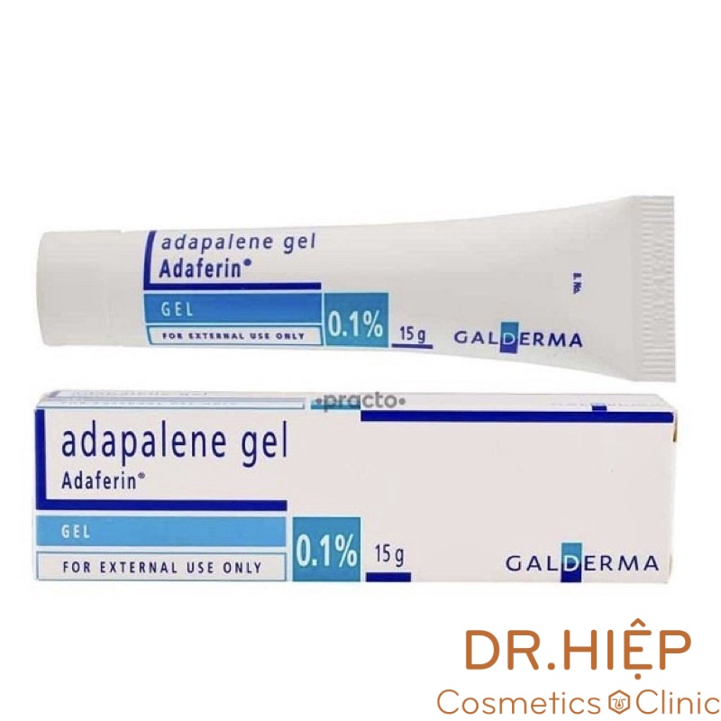 Kem giảm mụn ẩn ADAFERIN Adapalen gel 15g