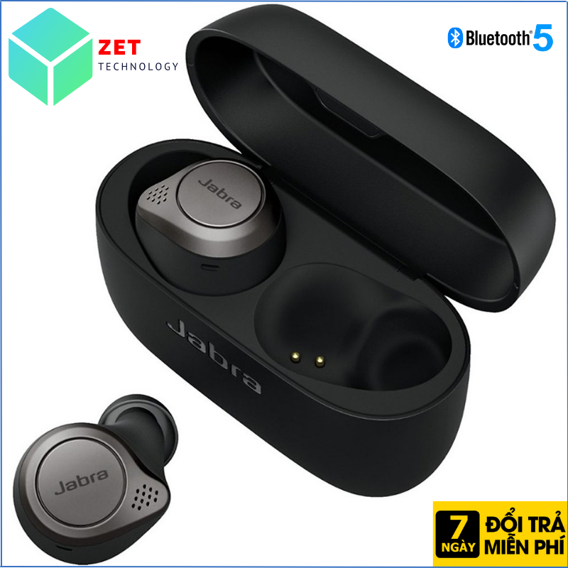 Tai nghe bluetooth jabra elite active 75t tai nghe nhét tai tai nghe thể thao tai nghe không dây chống nước, kiểu dáng hiện đại , bám chắc tai thiết kế nút vật lý chắc chắn - bảo hành 12 tháng tại zet- đồ chơi công nghệ số giá gốc