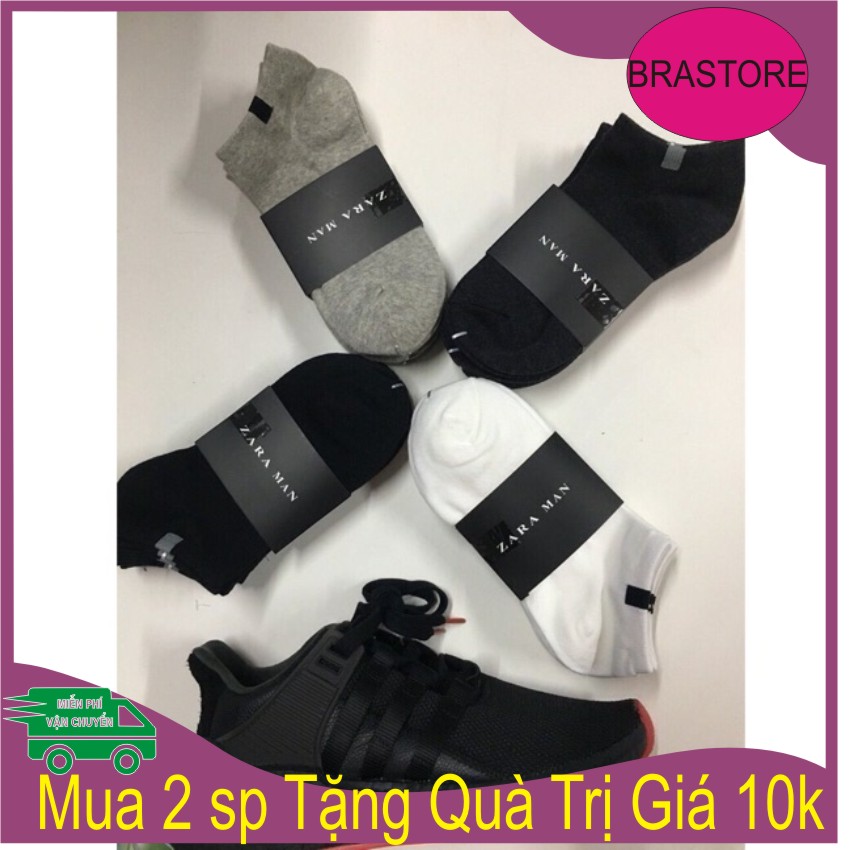 Set 5 đôi tất , vơ nam Cổ Ngắn chống hôi chân ZA Ra MAN[brastore]