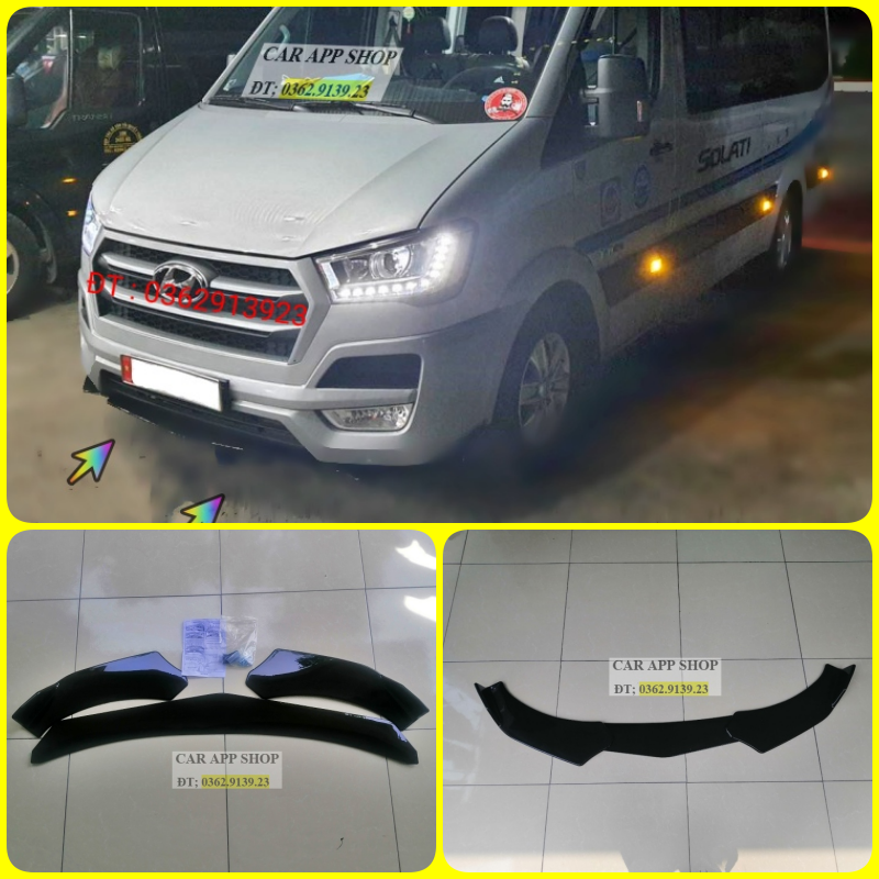 Cản Trước Lip Trước Hyundai Solati mẫu độ cho xe 16 chỗ