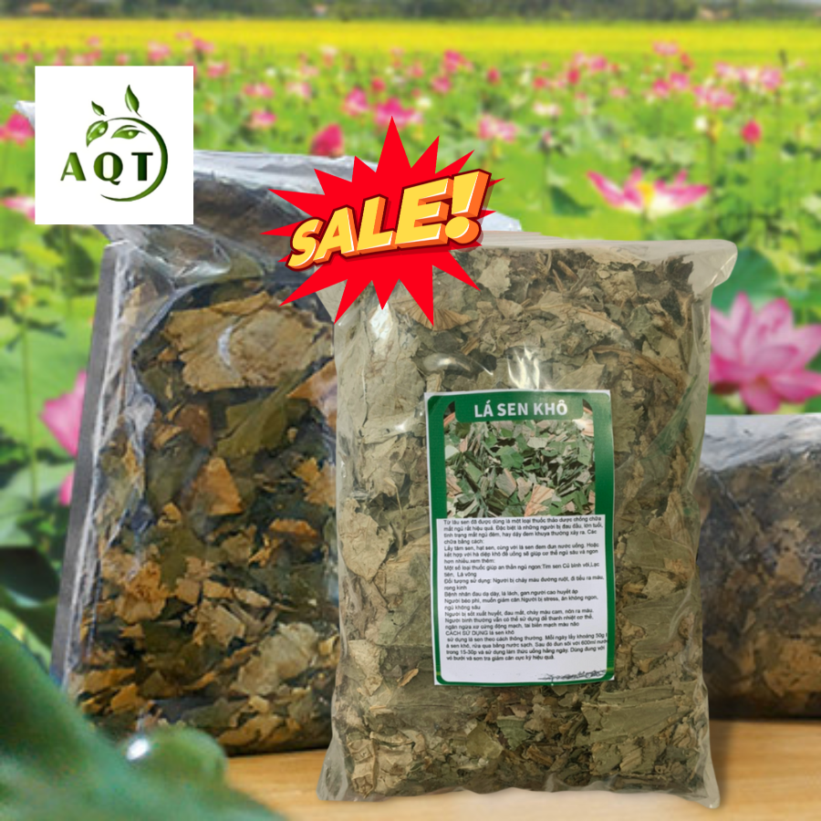Trà lá sen khô giảm cân 500g , lá sen đồng tháp sạch thơm tự nhiên