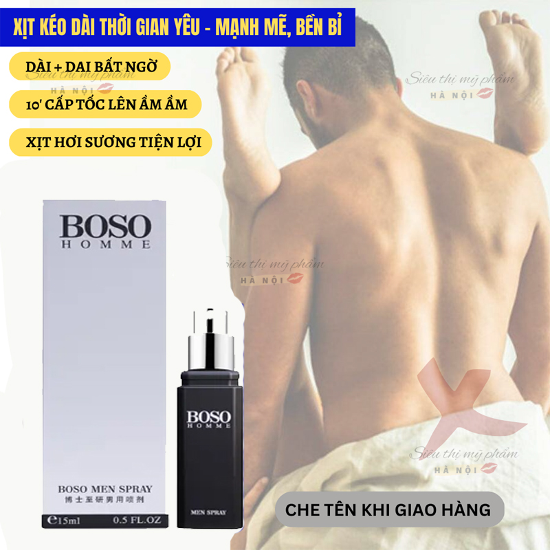 Boso Nam kích thích phun thời gian trì hoãn kéo dài cho cuộc sống tình dục nam 10ml
