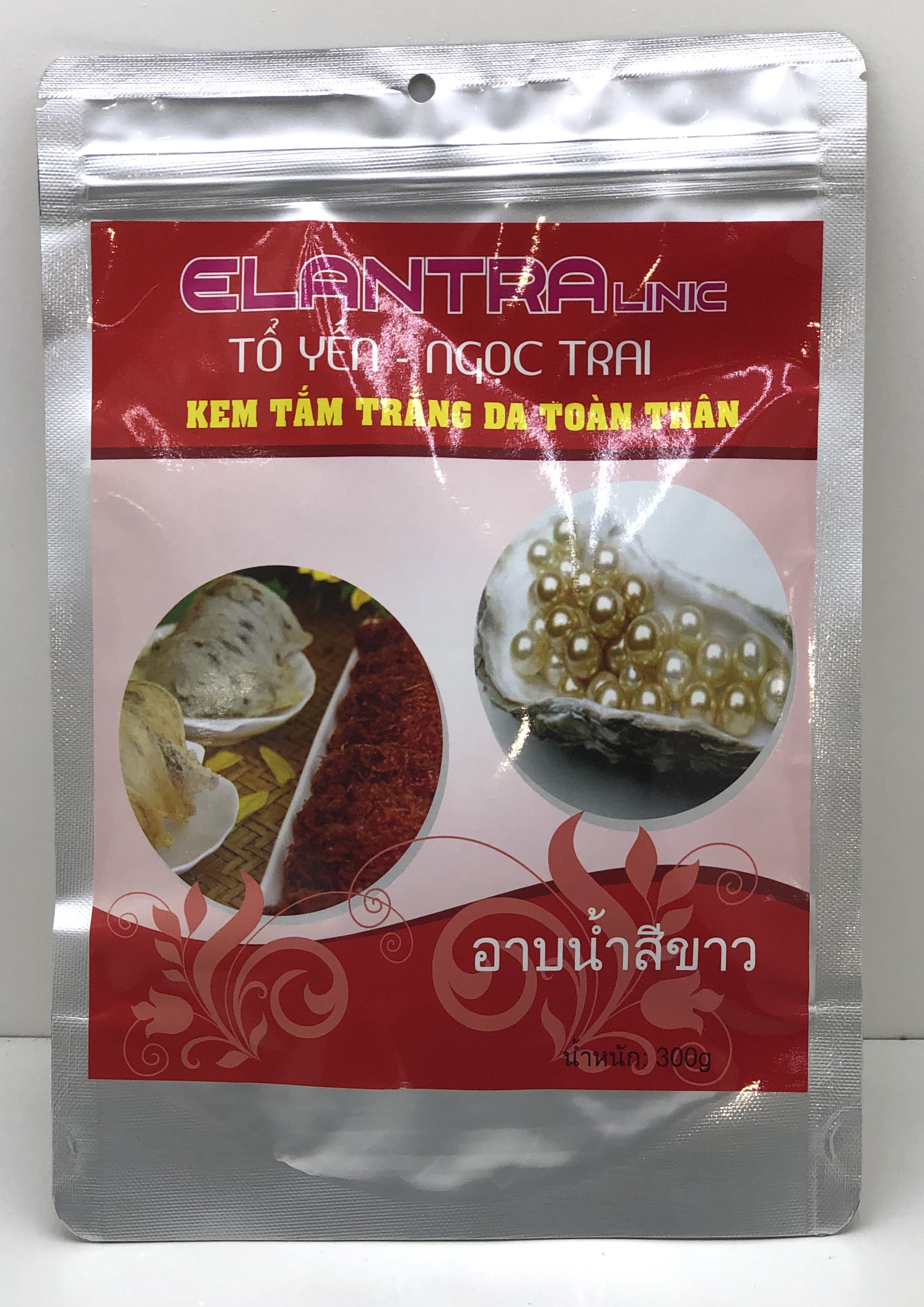 Tắm Trắng Ngọc Trai Tổ Yến Cao Cấp, Tắm trắng Body siêu trắng mịn 250g