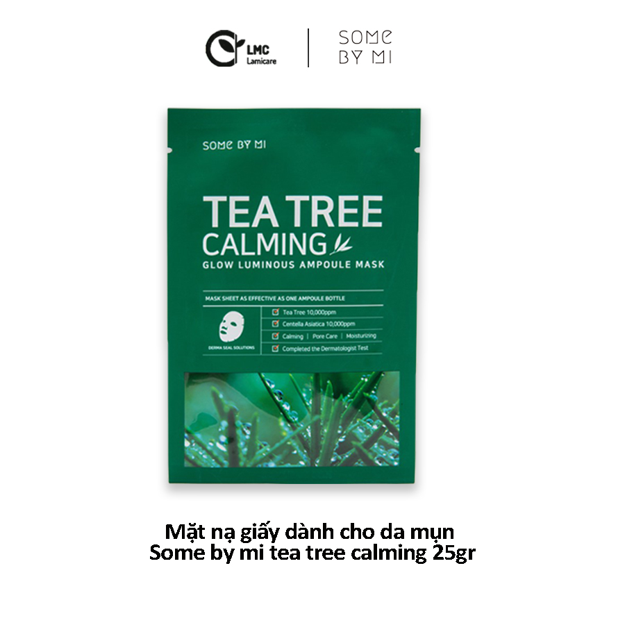 Mặt nạ giấy dành cho da mụn Some by mi tea tree calming 25gr