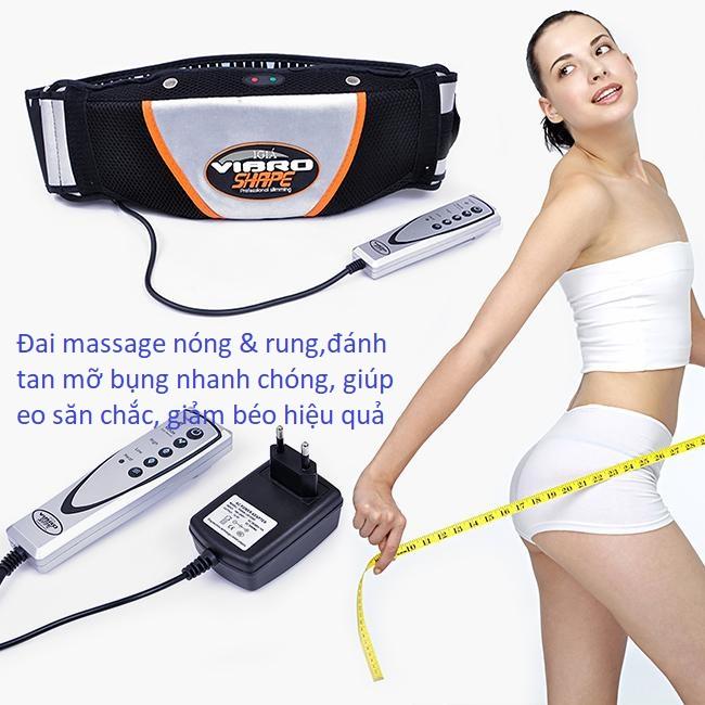 Đánh Tan Mỡ Bụng, Mua Đai Giảm Béo Giá Rẻ, Đai Matxa Giam Mo Bung, May Matxa Toan Than, Đai Quấn Bụng vibro shape,Đai massage nóng & rung,đánh tan mỡ bụng nhanh chóng, giúp eo săn chắc, giảm béo hiệu quả