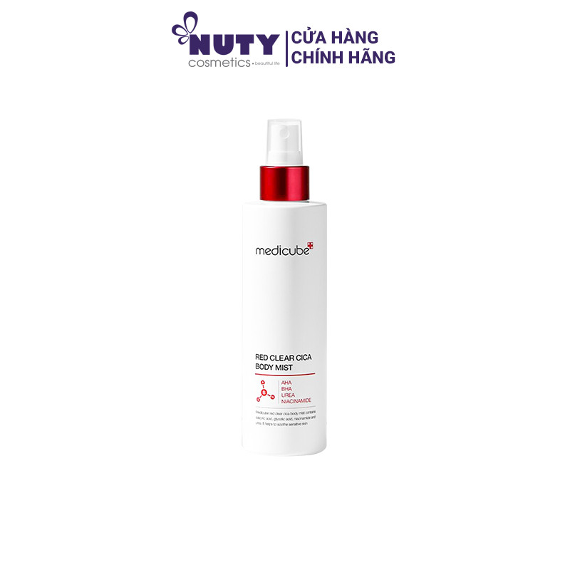Xịt Giảm Mụn Toàn Thân Medicube Red Clear Cica Body Mist