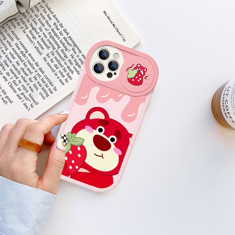 Ốp lưng iρhone nắp trượt tròn lotso dâu 6/6splus/7/7plus/8/8plus/x/xs/11/12/13/14/pro/max/plus/promax-Awifi A3-13