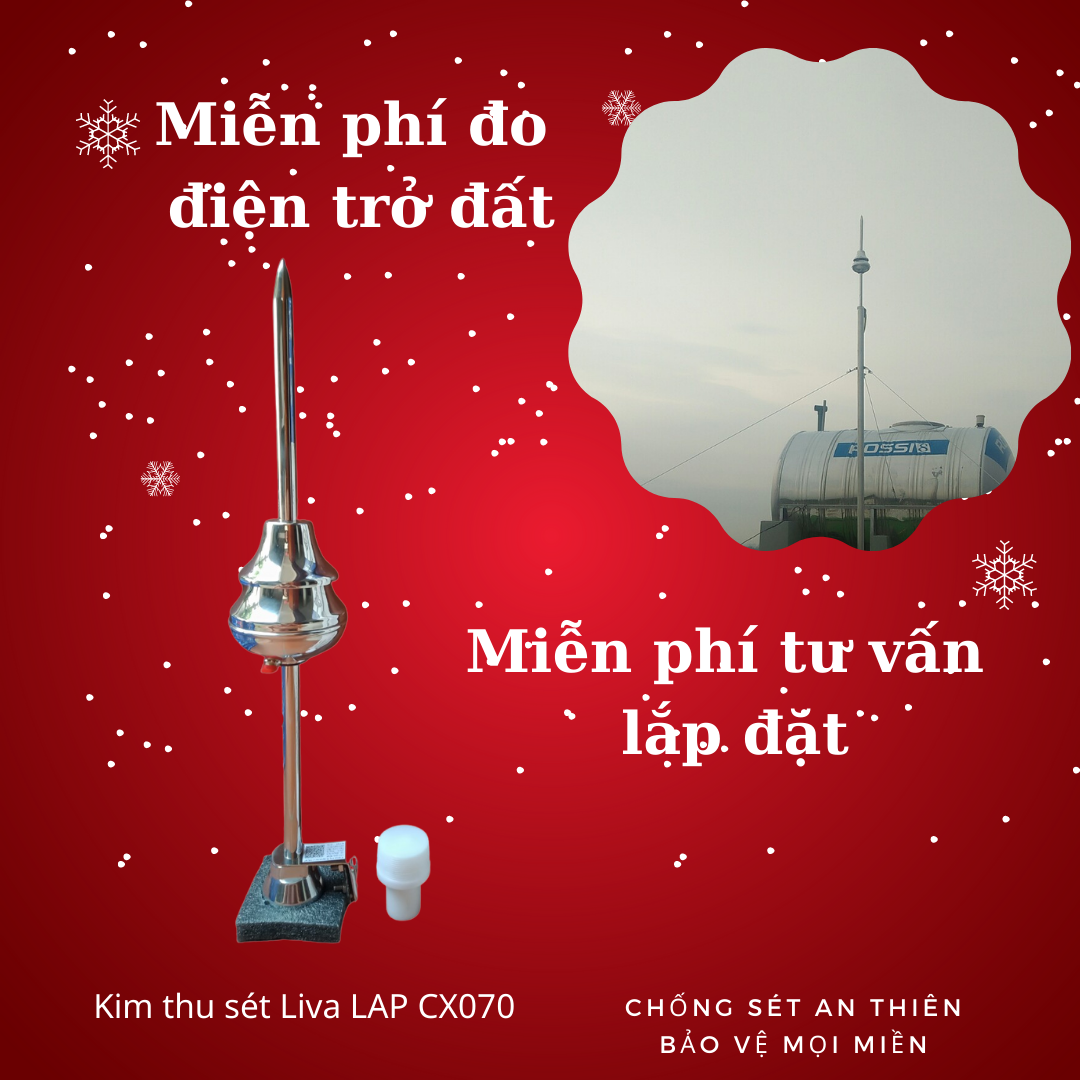 Combo Kim thu sét Liva LAP CX 070 kèm khớp nối, Cách nhận biết hàng chính hãng