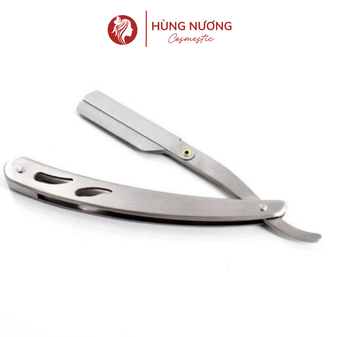 Cán dao cạo dâu ,cạo lông mặt cán inox slick