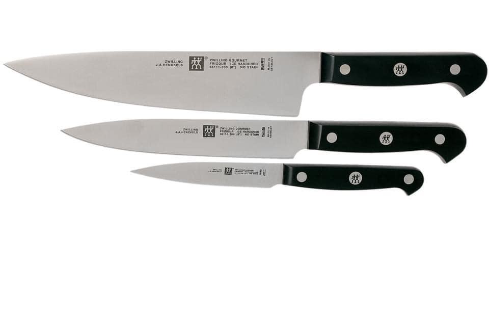 (Hàng Đức) BỘ 3 DAO ZWILLING GOURMET made in Germany