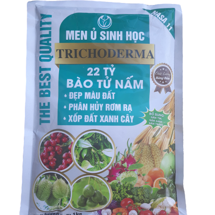 Nấm TRICODERMA ủ phân vi sinh phân hủy rơm rạ (1kg)