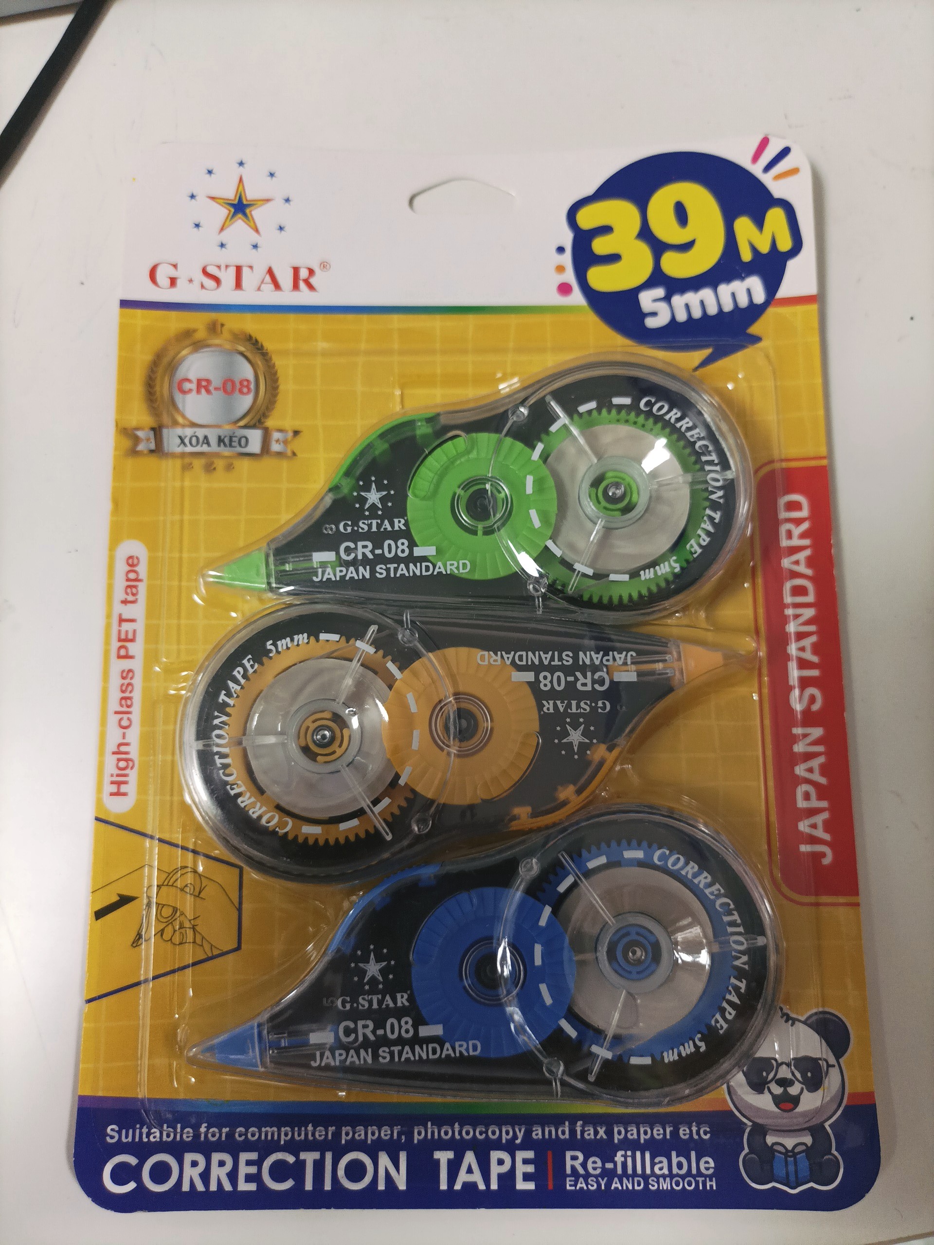 Bút xóa băng bộ 3c gstar cr-08 lẻ 1b