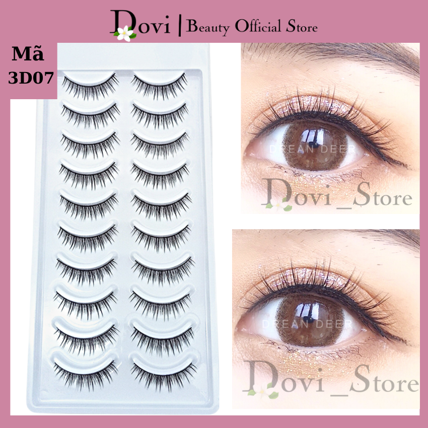 Lông mi giả 10 cặp tự nhiên,dùng hàng ngày, đi tiệc