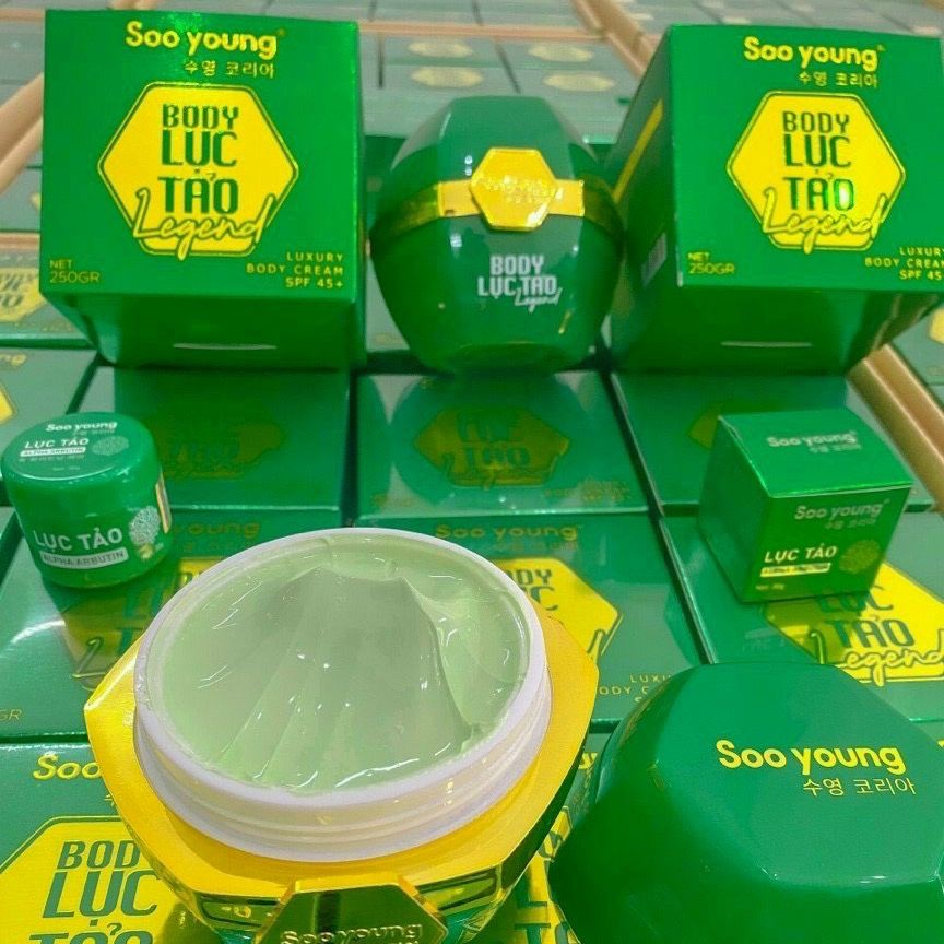 Kem body Tảo Xanh Legend soo young 250gr chính hãng