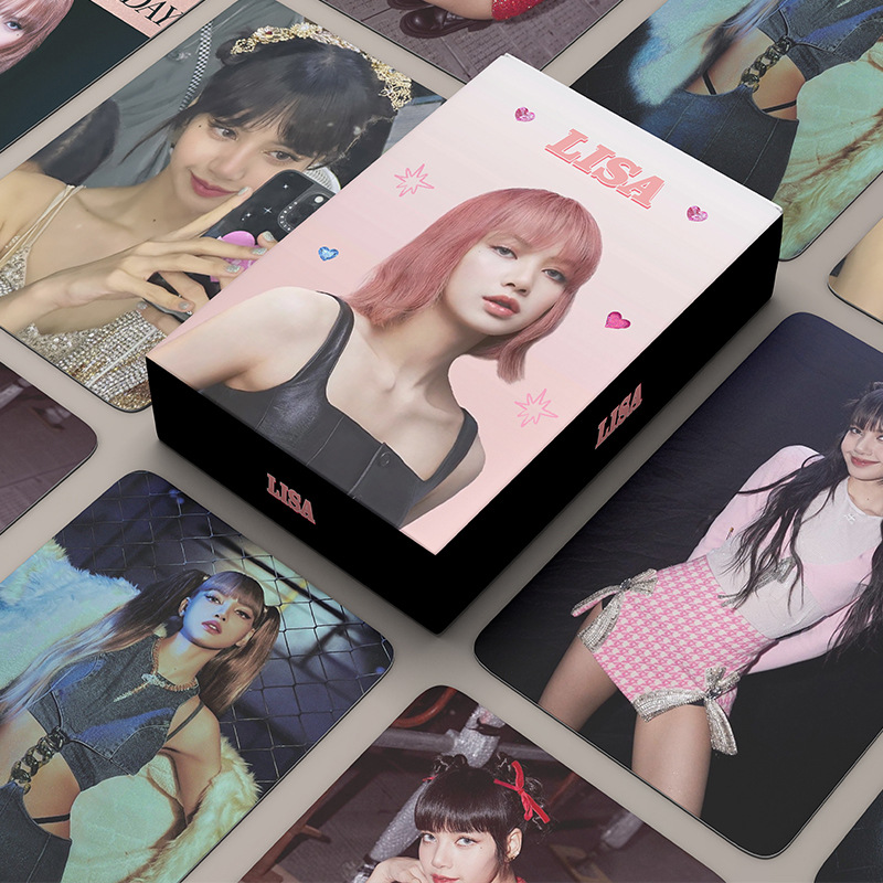 Thẻ Lomo card BlackPink bo góc LISA HAVE FUN Album Thần Tượng Kpop