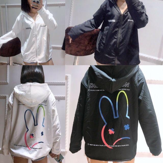 [HCM]Áo khoác gió nam nữ tia sét unisex vải dù nhẹ chống nắng đi mưa cản gió tốt NAN 32 - siêu hot (Dù ngoại - Có Hình thật)