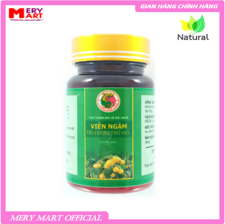 Viêm Ngậm Tiêu Đờm trừ ho hỗ trợ giảm sưng đau rát họng khản tiếng từ thảo dược dùng cho người lớn và trẻ nhỏ an toàn - Y Dược Bảo Long