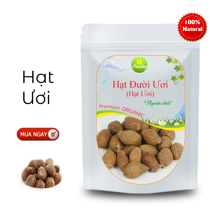 Hạt đười ươi bay 100g , Hạt đười ươi rừng pha nước hạt é, mủ trôm uống giải nhiệt