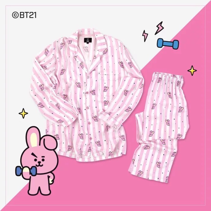 Bộ đồ ngủ pyjama Bangtan Boys bộ đồ ngủ pyjama Bangtan Boys chibi nhóm nhạc hàn quốc thời trang