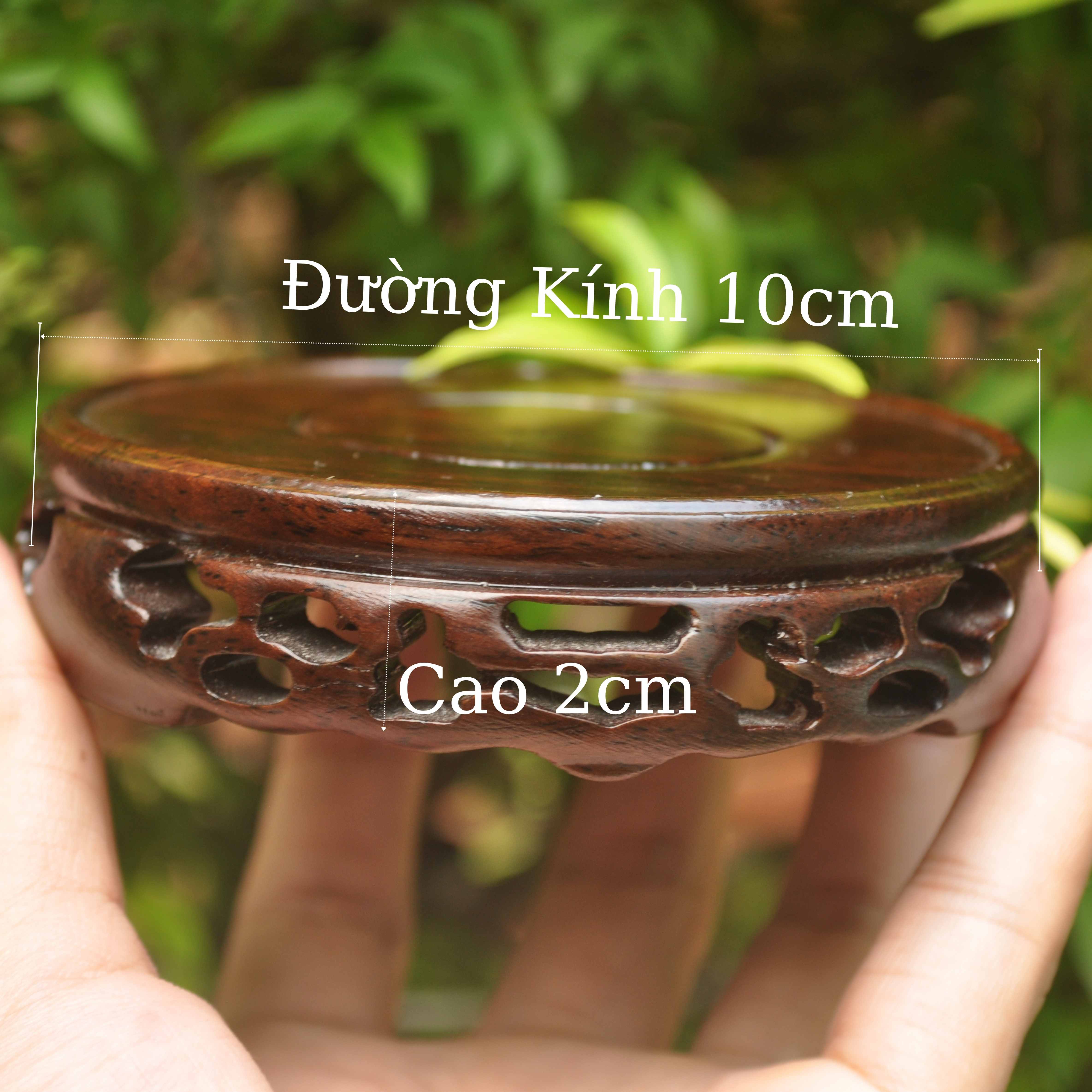 [HCM]Đôn gỗ tròn đế gỗ tròn đặt tượng thờ cúng đẹp đặt bình hoa ấm trà đặt xông trầm