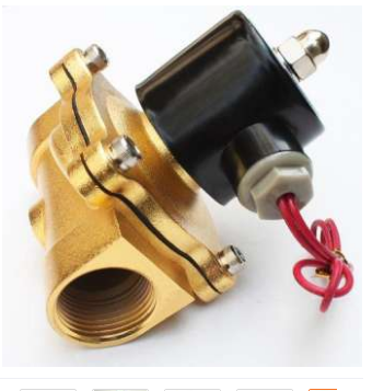 Van điện từ phi 21, phi 27,phi 34 thường đóng 220V, van thoát nước, van nước điều khiển bằng điện