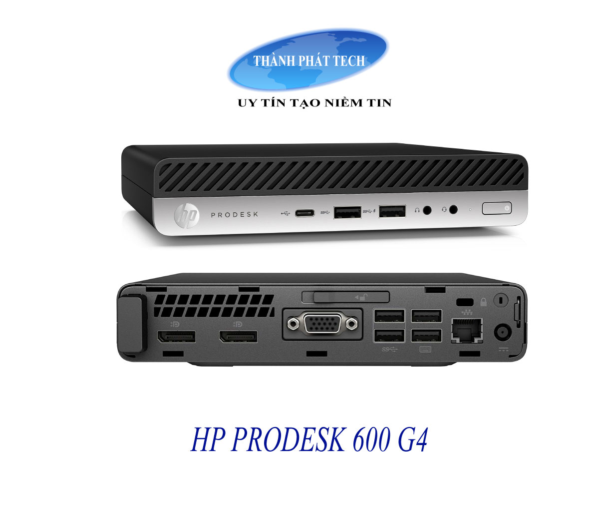 PC Mini Hp Prodesk 600G4 i3-8100T 2.4Ghz/Ram 8Gb/Ssd 256gb/Win 10 pro bản quyền