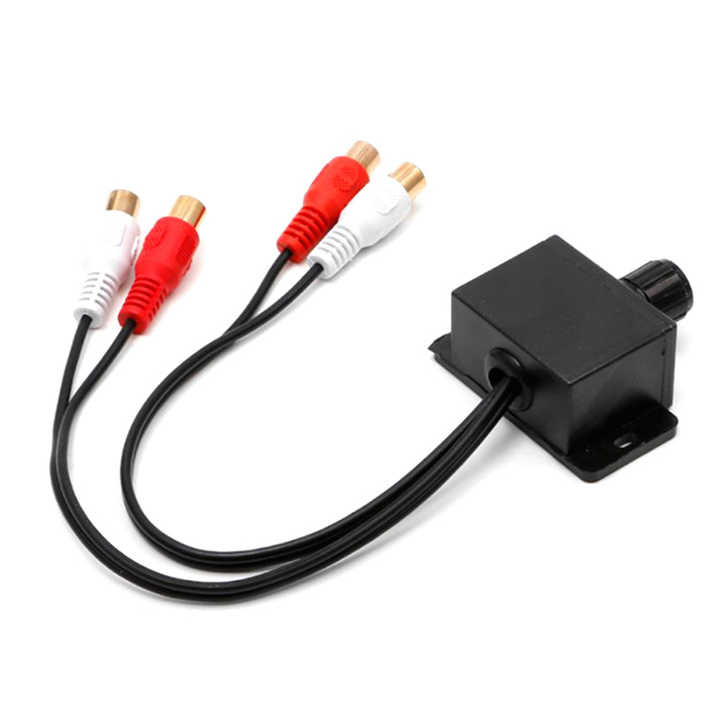 EVAN Mới Xe Loa Âm Thanh Xe Hơi Khuếch Đại Âm Bass Rca Mức Điều Khiển Âm Lượng Từ Xa Núm Điều LC-1 Phổ Khuếch Đại Điều Chỉnh Âm Lượng