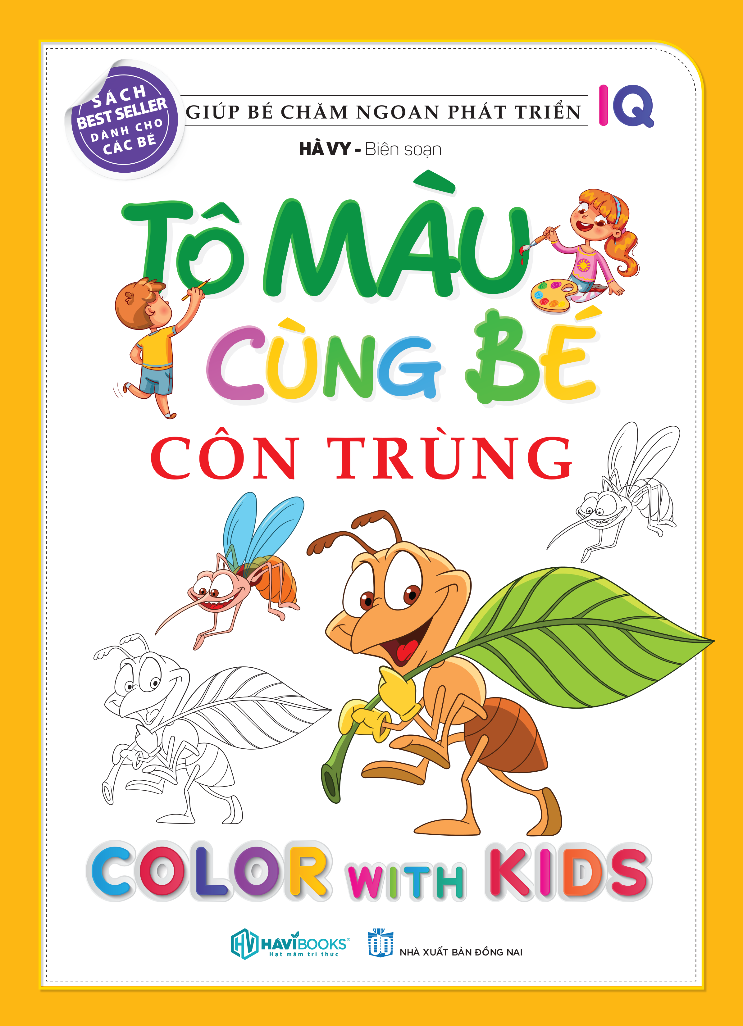Tô màu cùng bé - côn trùng
