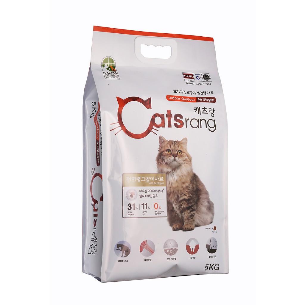 Hạt Catsrang cho mèo lớn nhỏ 5kg