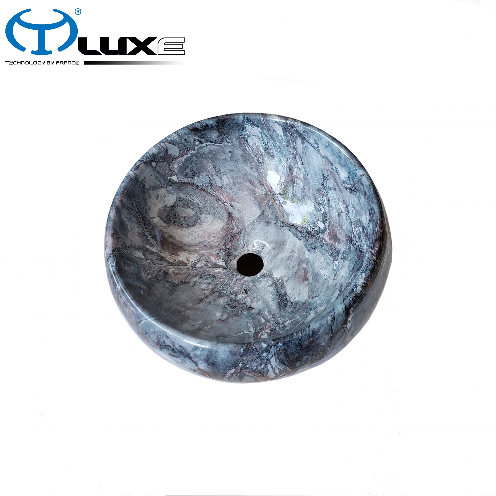 Chậu lavabo bàn đá cao cấp luxe c134