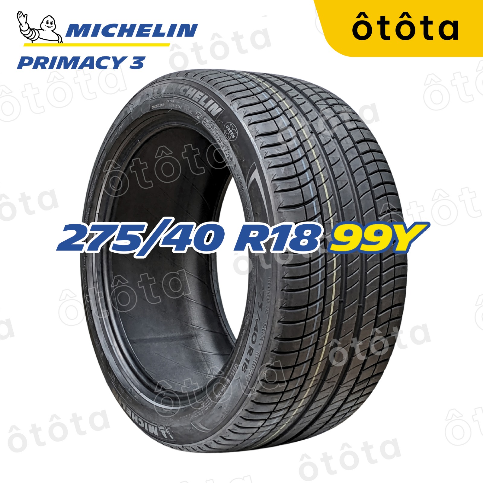Lốp ô tô Michelin 275/40 R18 99Y Primacy 3 ZP*MOE - Chính hãng BH 6 năm (275/40R18, 275 40 R18) Giá 11,779,300 Đồng*Miễn phí vận chuyển