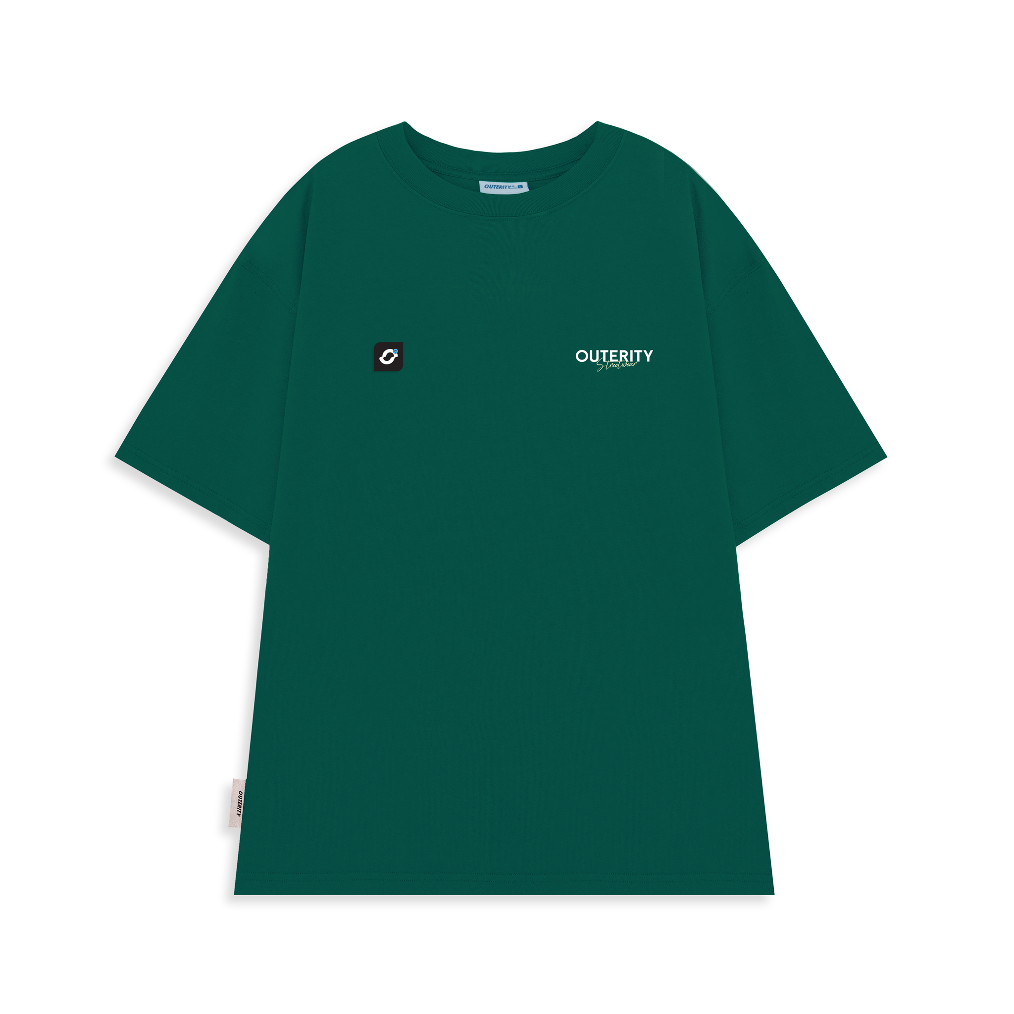Áo thun outerity multifont v3.0 / màu xanh lá đậm - ort.b 156