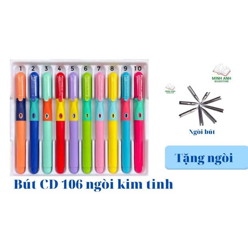 Bút mực Cánh Diều CD106 ngòi kim tinh luyện chữ đẹp