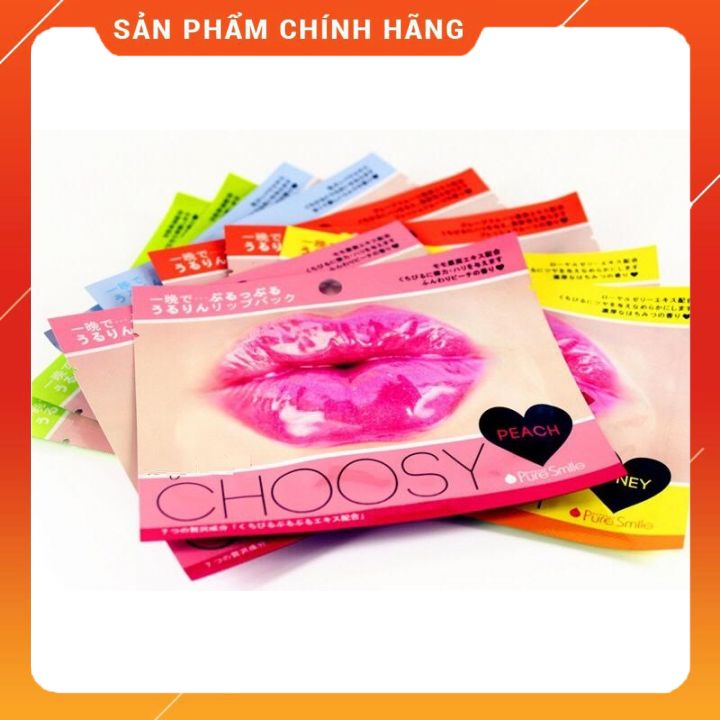 Mặt nạ dưỡng hồng môi chống thâm choosy đủ mùi hương