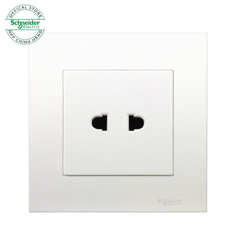 Bộ ổ cắm đơn 2 chấu 10A Vivace - Schneider Electric