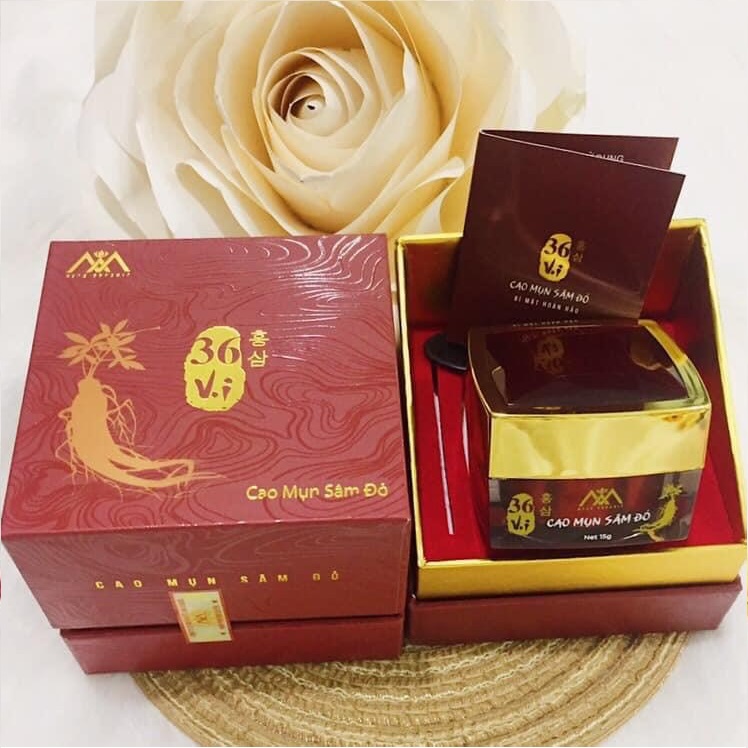 Cao Mụn Sâm Đỏ Loại 15g 36 vị