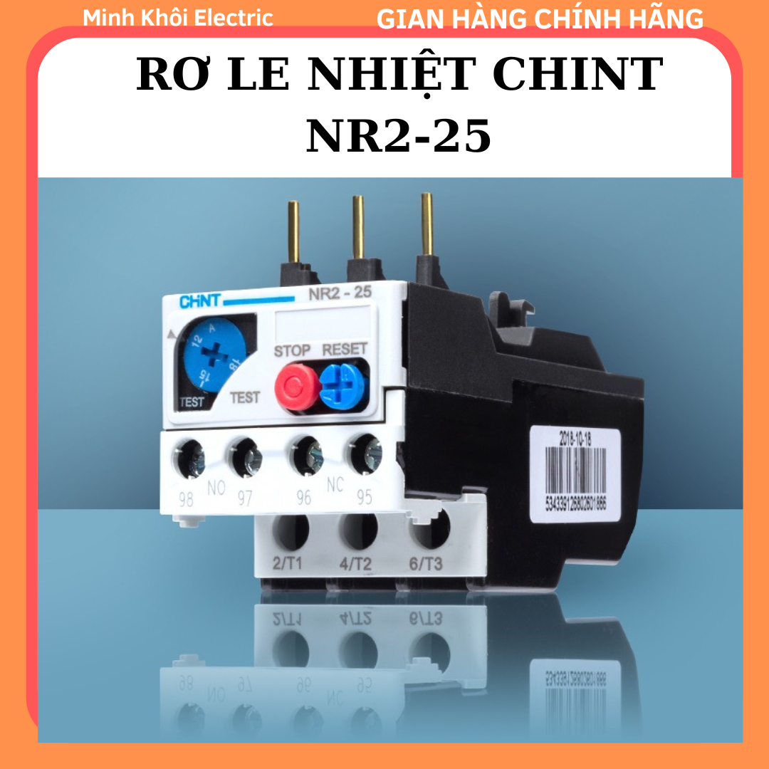 Rơ le nhiệt chint nr2-25,nr2-36