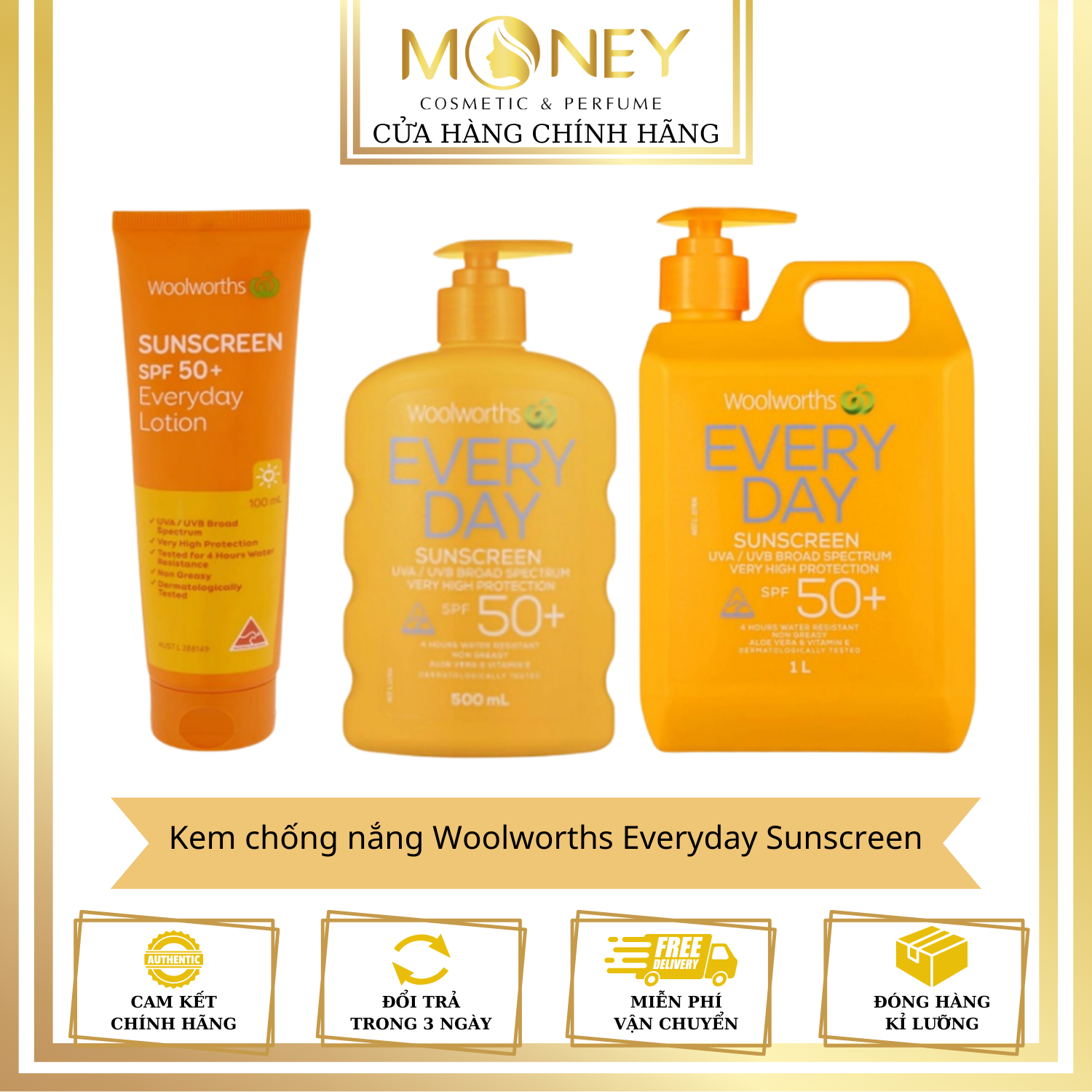 Kem Chống nắng Woolworths Everyday 50SPF
