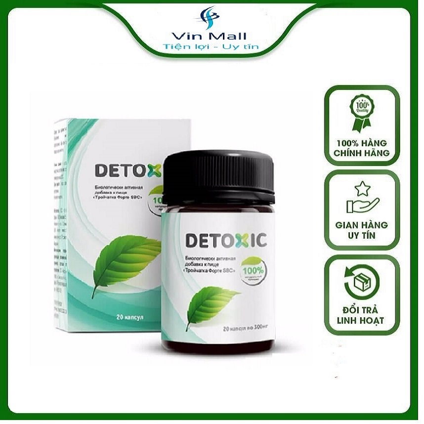 Thực Phẩm Bảo Vệ Sức Khỏe - Diệt Kí Sinh Trùng Detoxic - Hết Hôi Miệng, Thải Độc Cơ Thế