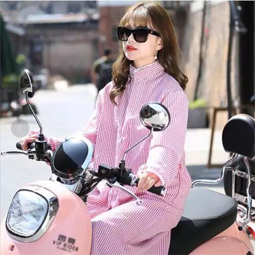 CN4280 - Áo chống nắng toàn thân nữ chất cotton mặc 2 kiểu cho người cân nặng từ 40-70kg