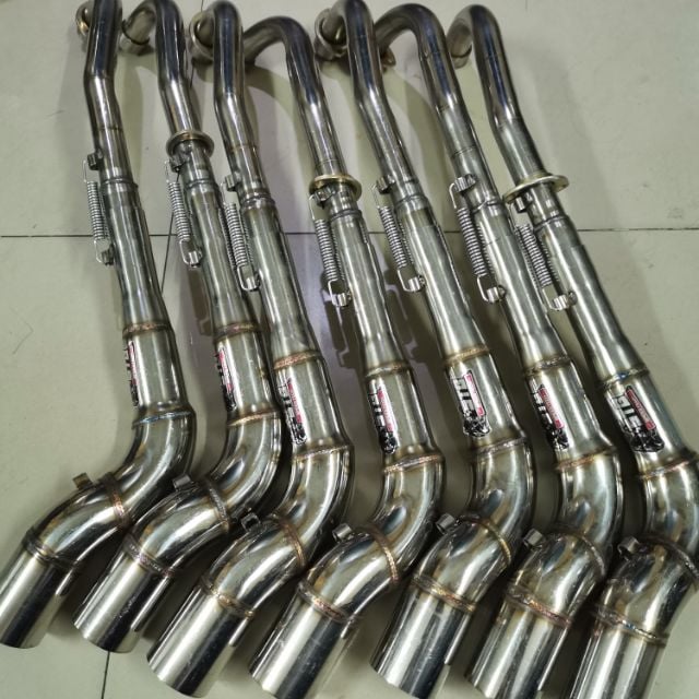 Cổ pô kong 2 khúc STB cho dream Wave sirius