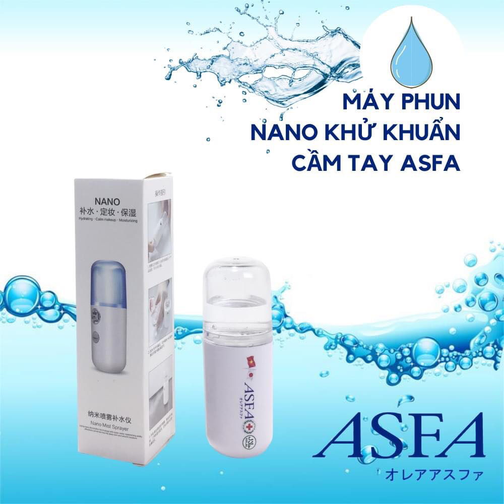 Máy phun sương nano mini ASFA dưỡng ẩm cấp tốc 30ml