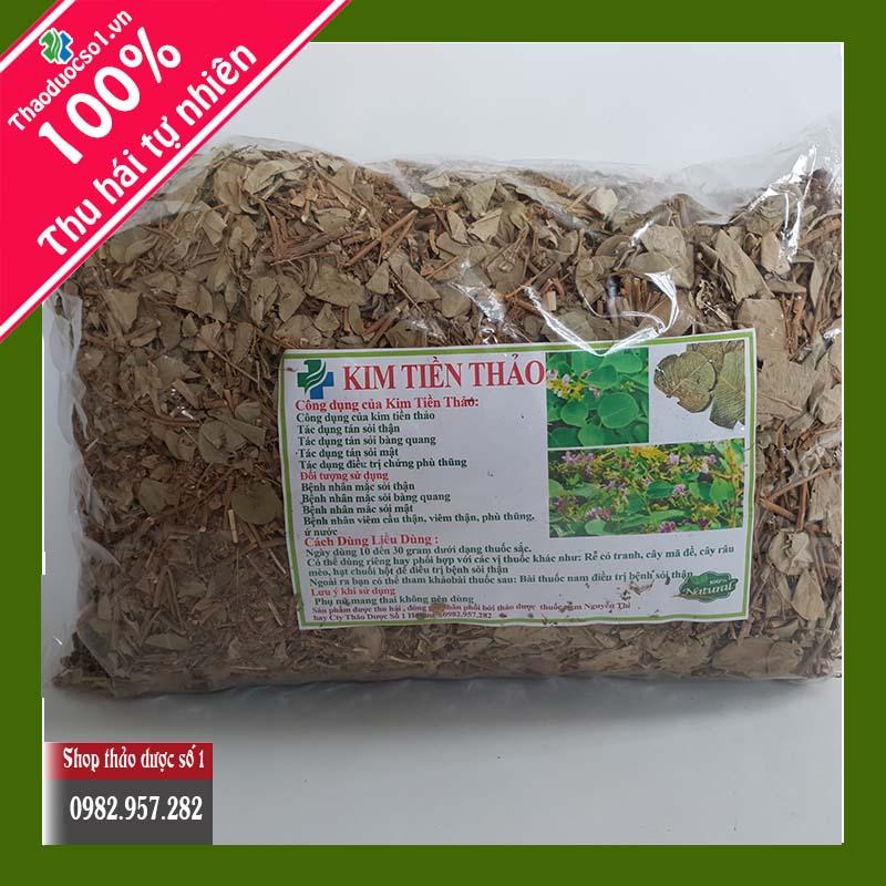 Kim tiền thảo khô giúp loại bỏ sỏi thận, tiết niệu, tiểu dắt, tiểu buốt 1kg - sp cty thảo dược số 1