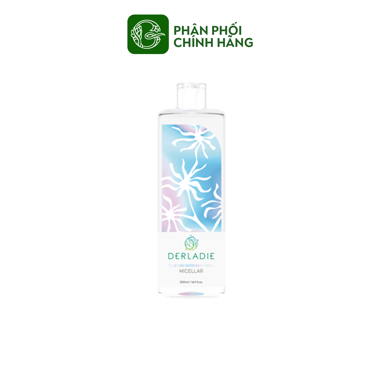 Nước Tẩy Trang Chiết Xuất Cây Phỉ Derladie Cleansing Water With Hazel 500ml