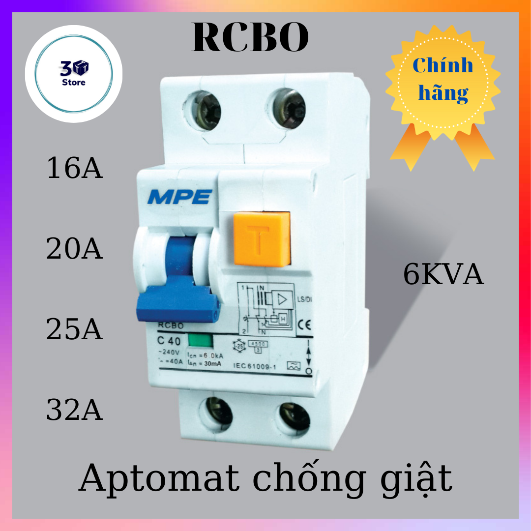 Aptomat chống giật RCBO