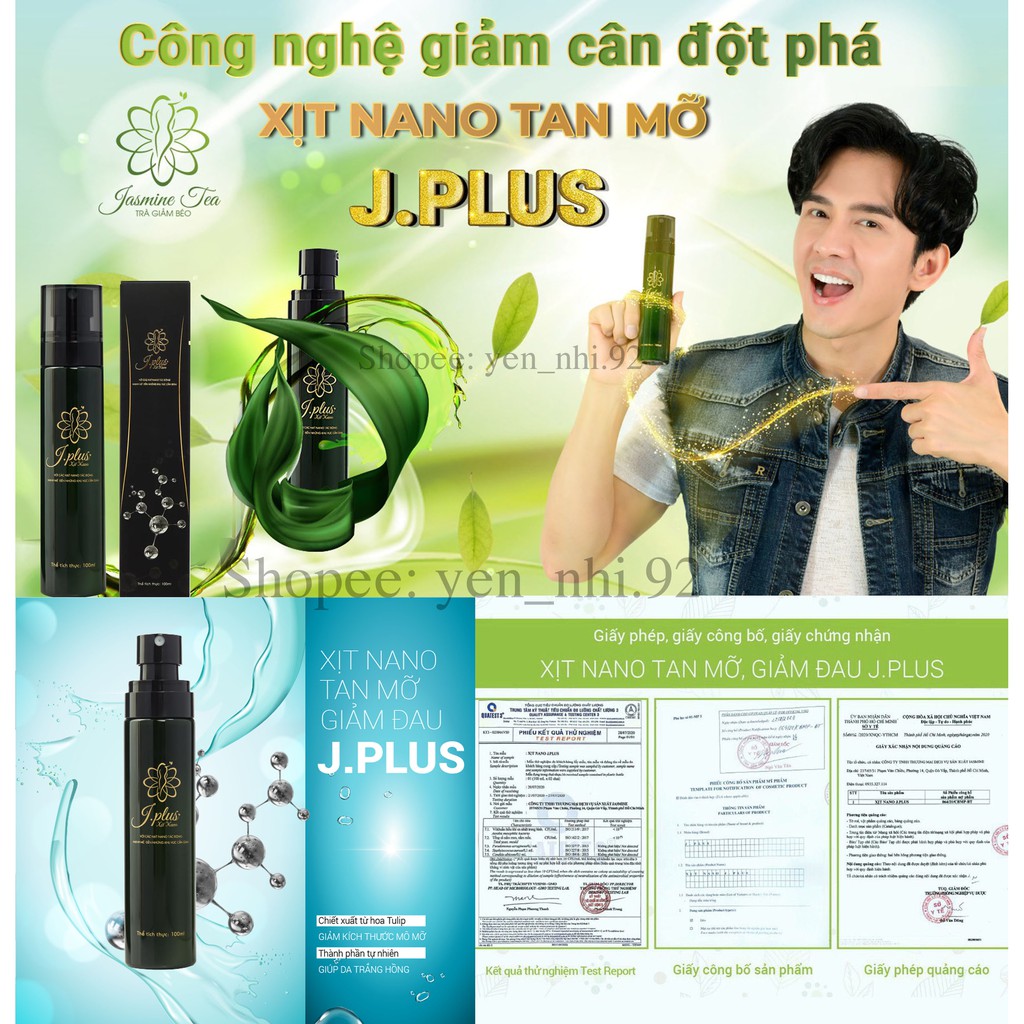 Xịt tan mỡ bụng j plus tặng nịch bụng xịt tan mỡ j plus xịt tan mỡ đan trường chính hãng